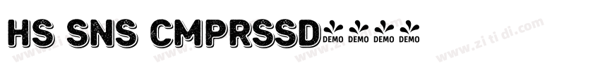 Hs Sns Cmprssd字体转换
